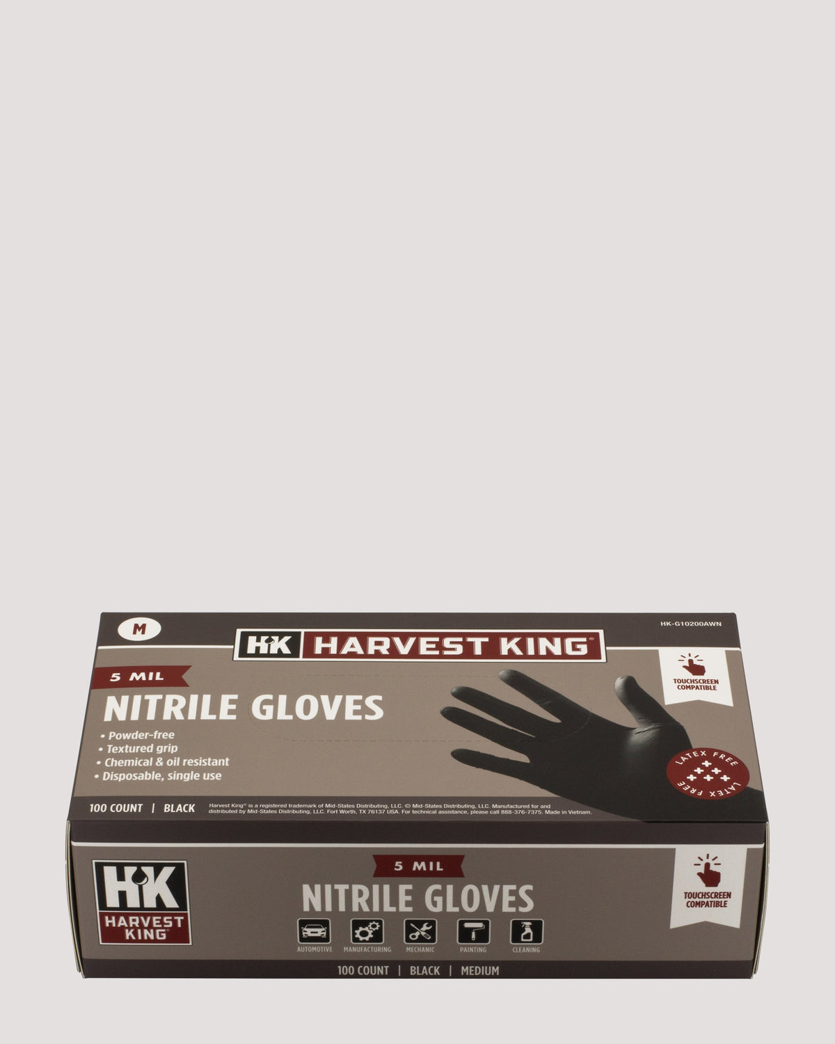 5 MIL Nitrile Gloves 100-Count
