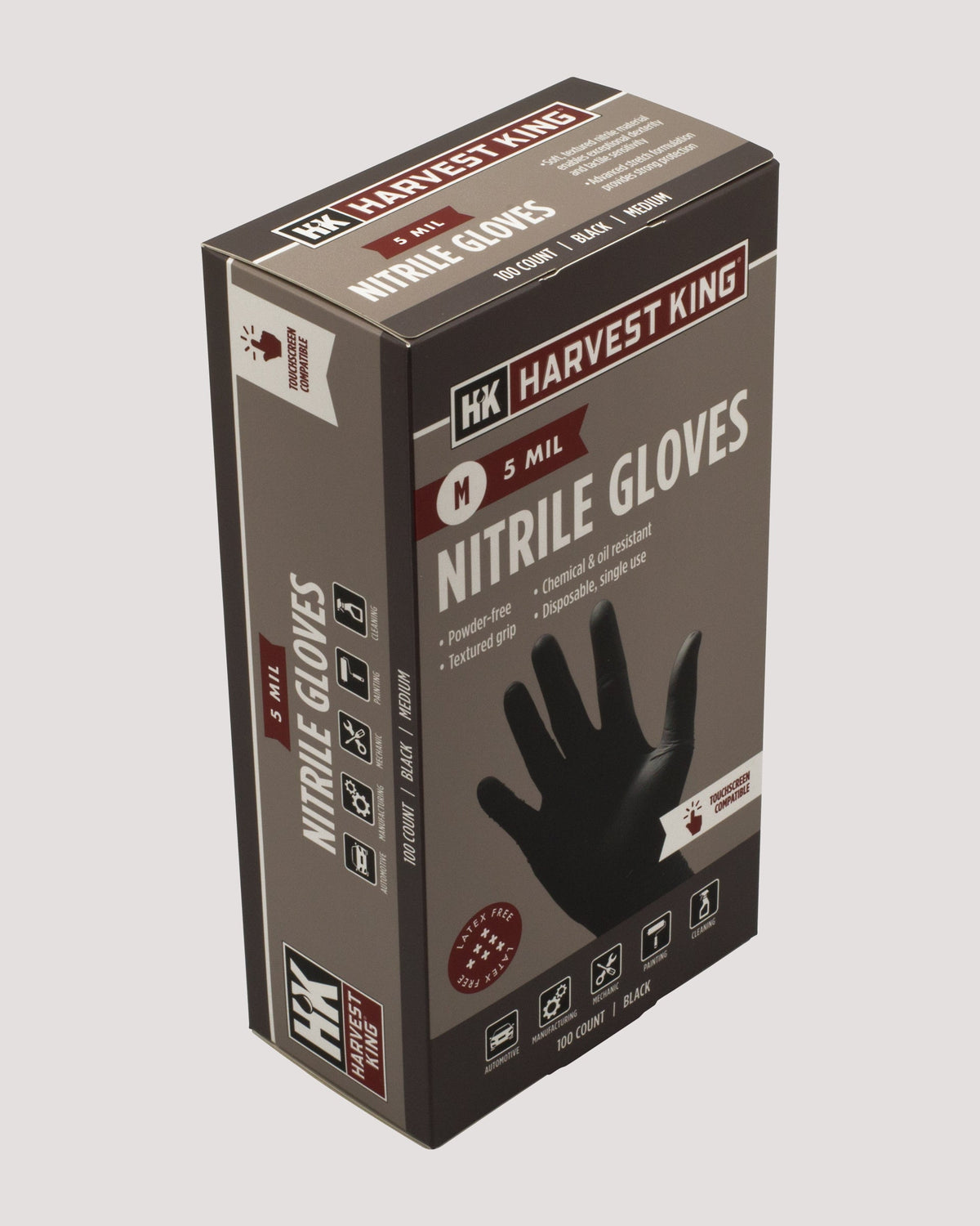 5 MIL Nitrile Gloves 100-Count