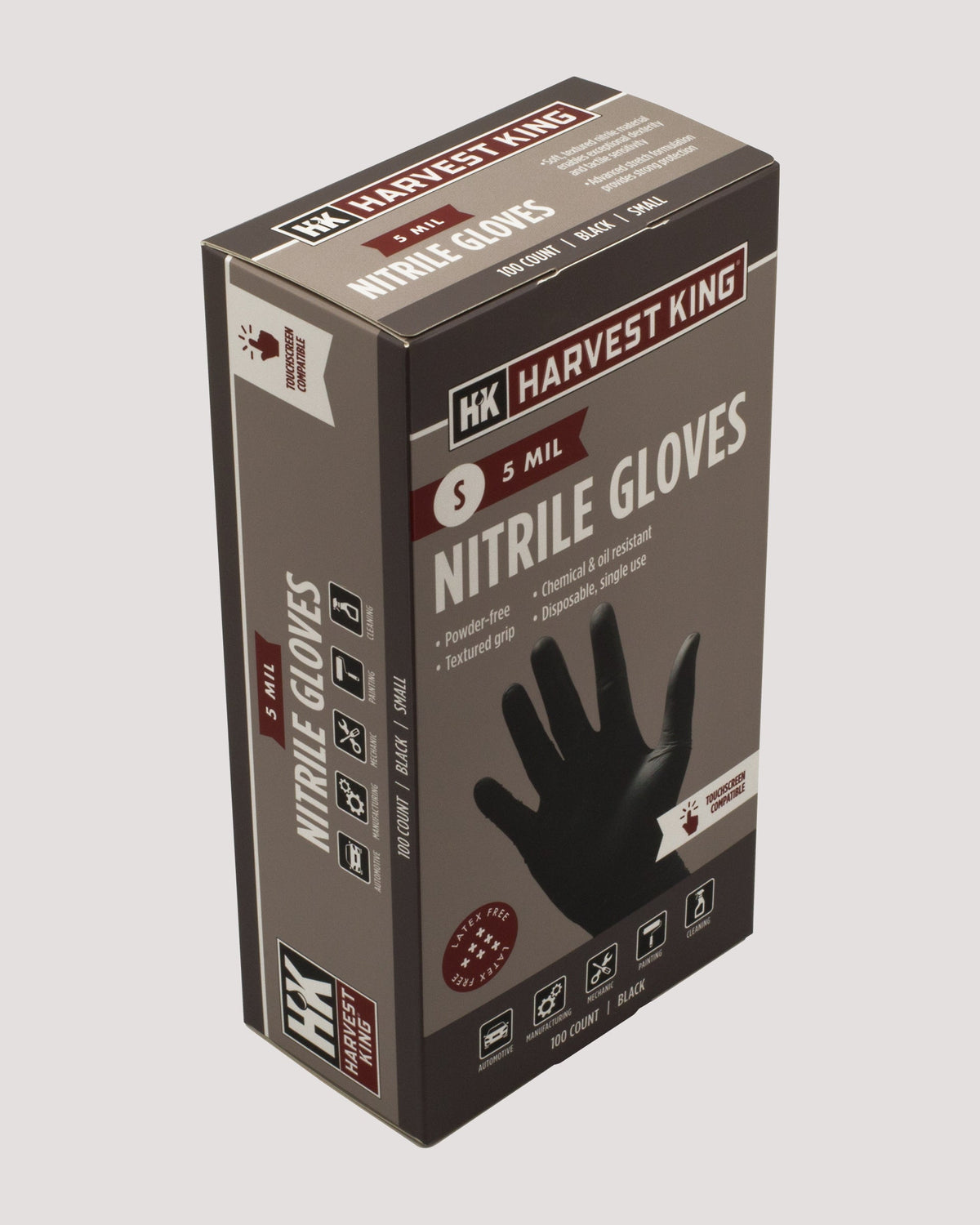 5 MIL Nitrile Gloves 100-Count