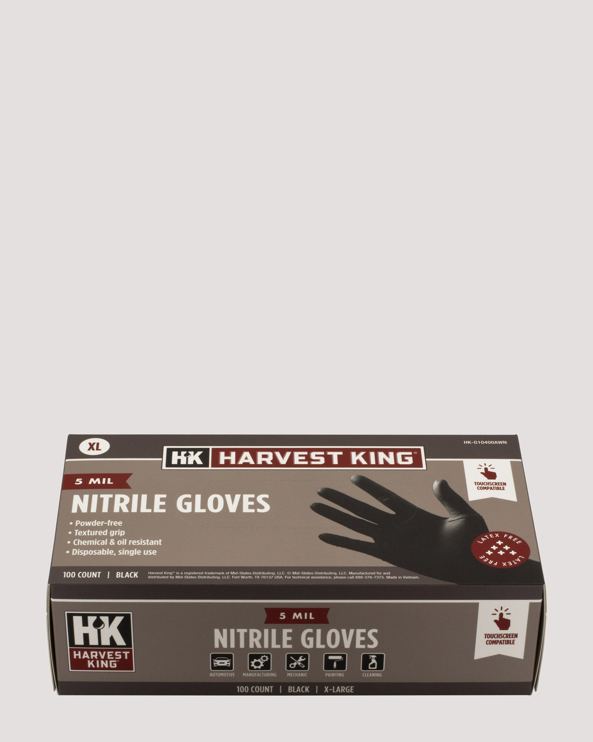 5 MIL Nitrile Gloves 100-Count