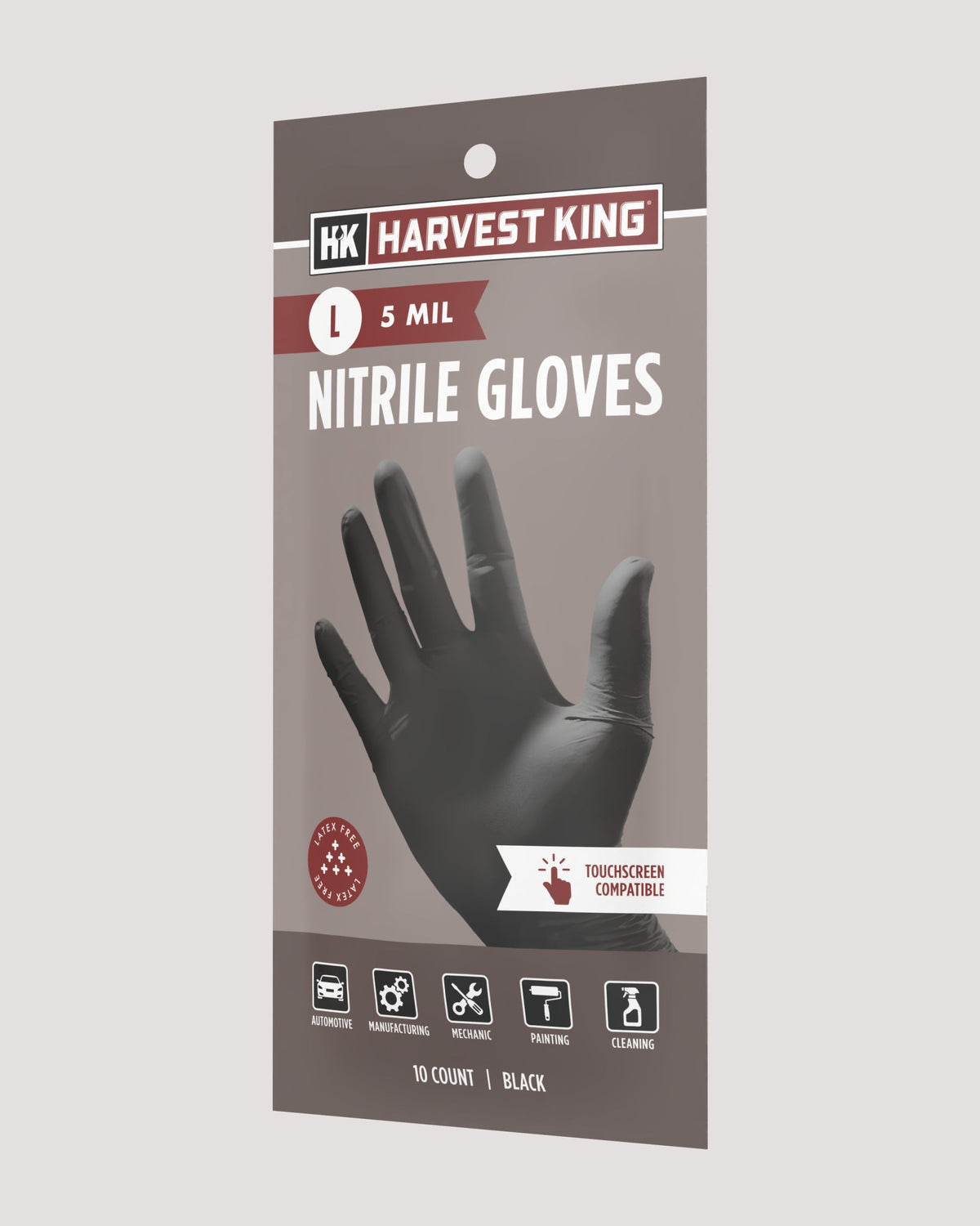 5 MIL Nitrile Gloves 10-Count