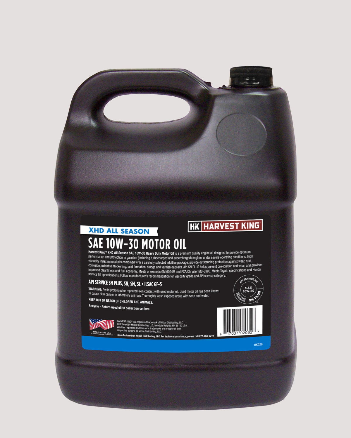 XHD All Season SAE 10W-30 Heavy Duty Motor Oil