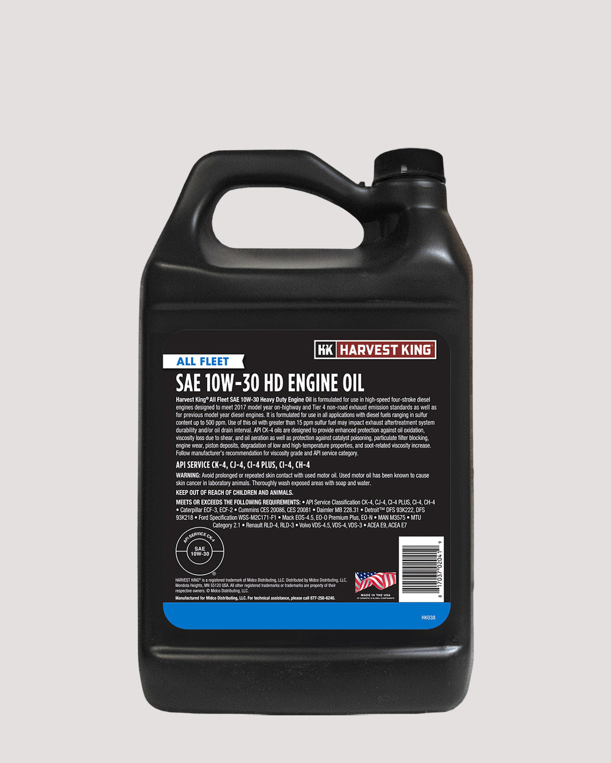 All Fleet SAE 10W-30 Heavy Duty Engine Oil