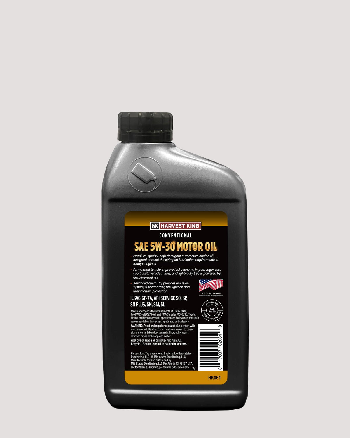 Conventional SAE 5W-30 Motor Oil