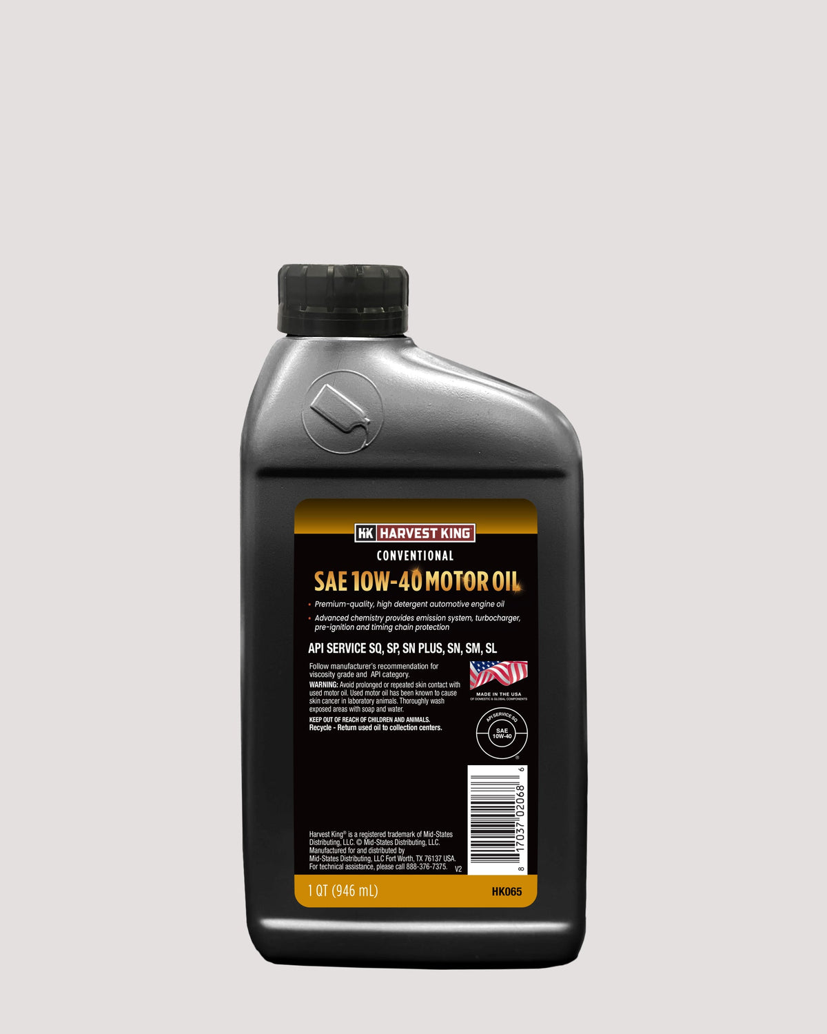 Conventional SAE 10W-40 Motor Oil