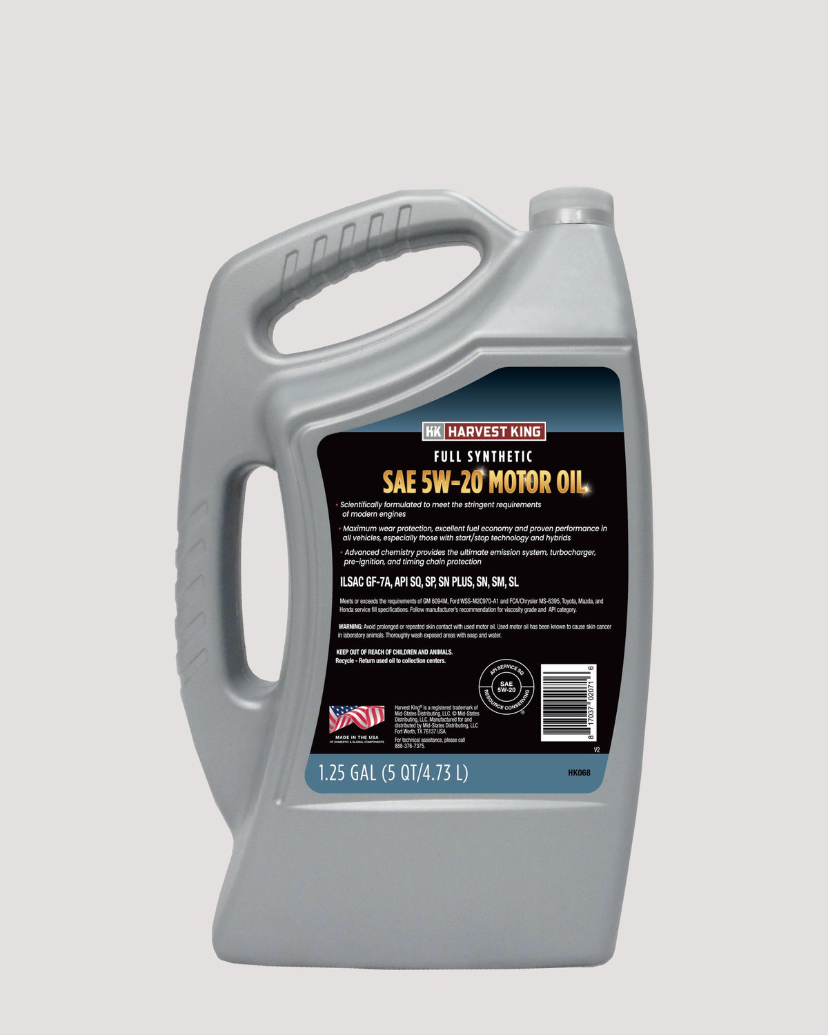 Full Synthetic SAE 5W-20 Motor Oil