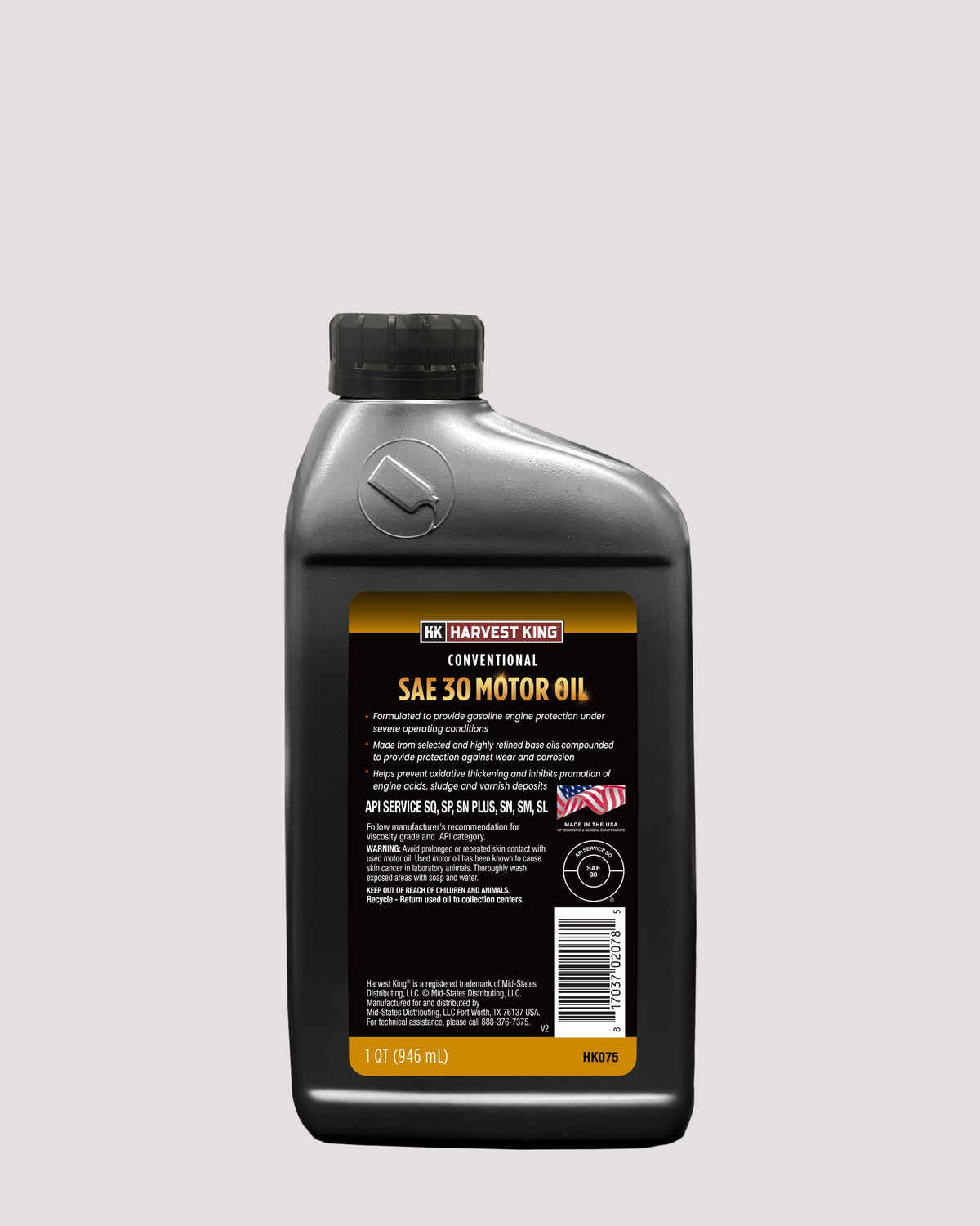Conventional SAE 30 Motor Oil