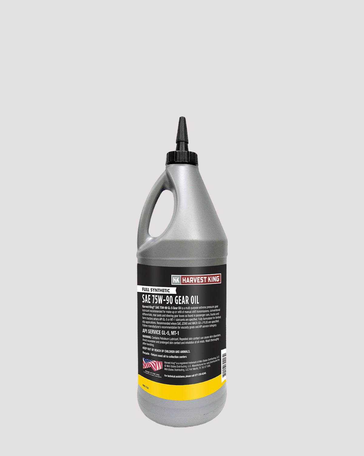 Full Synthetic SAE 75W-90 Gear Oil