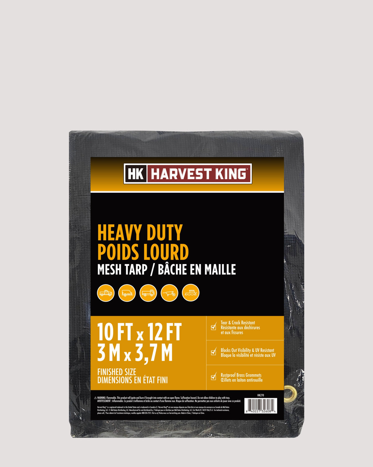 Heavy Duty Mesh Tarp