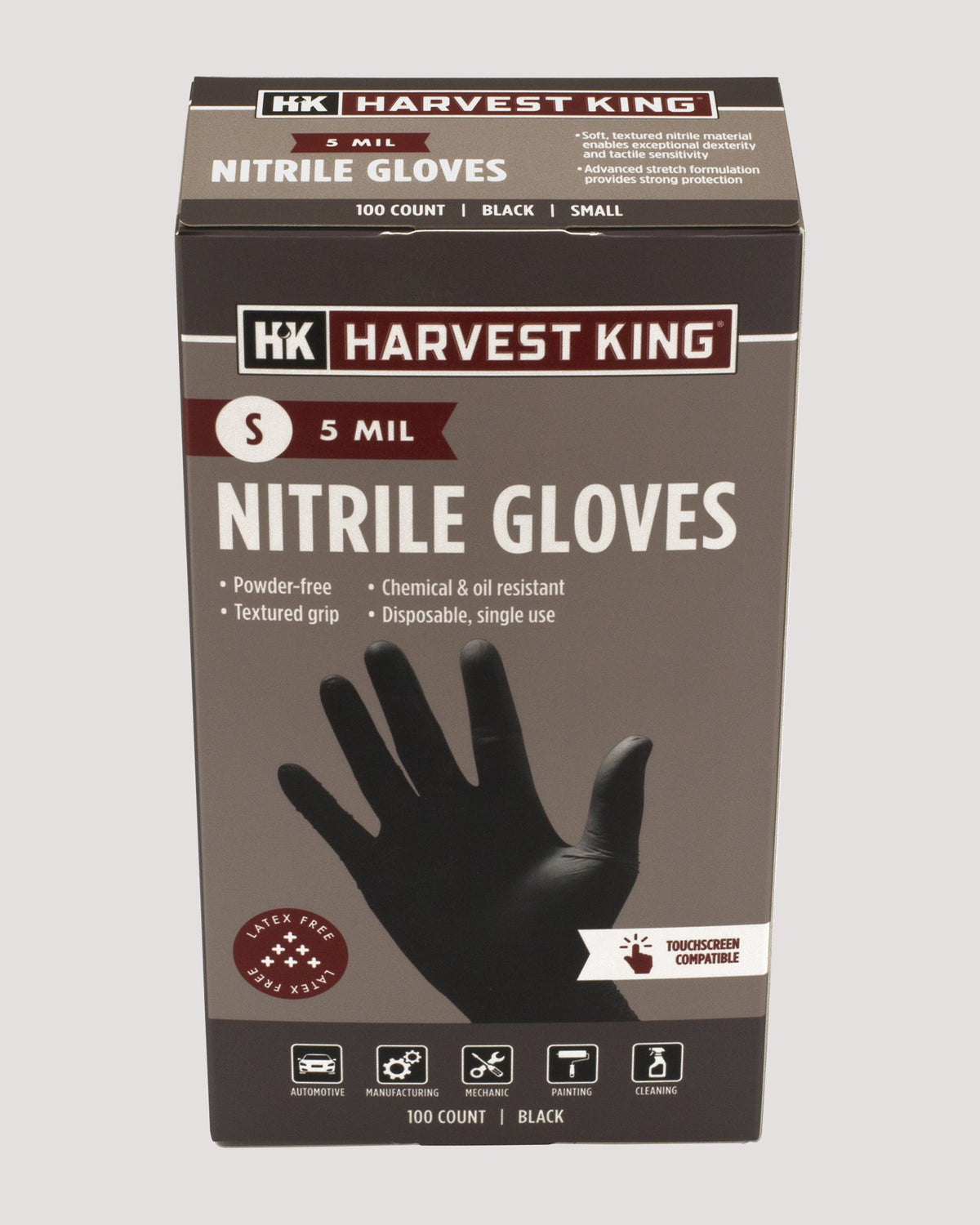 5 MIL Nitrile Gloves 100-Count