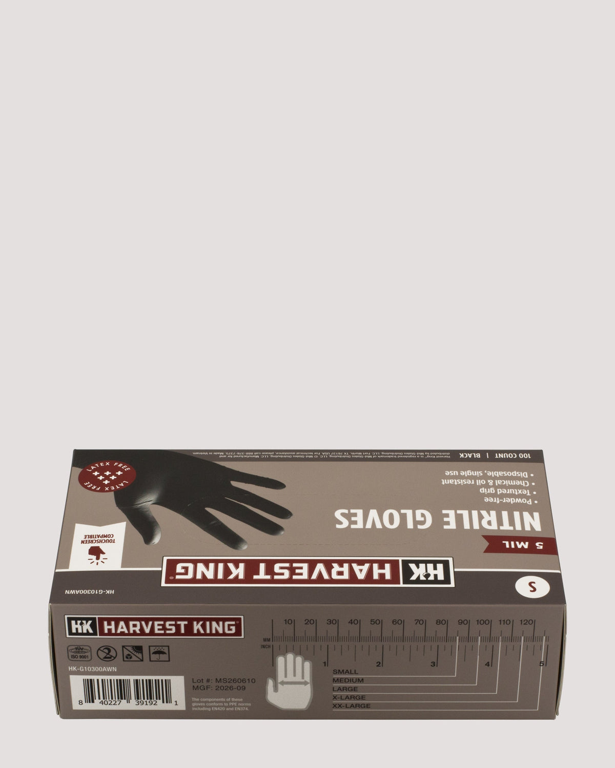 5 MIL Nitrile Gloves 100-Count