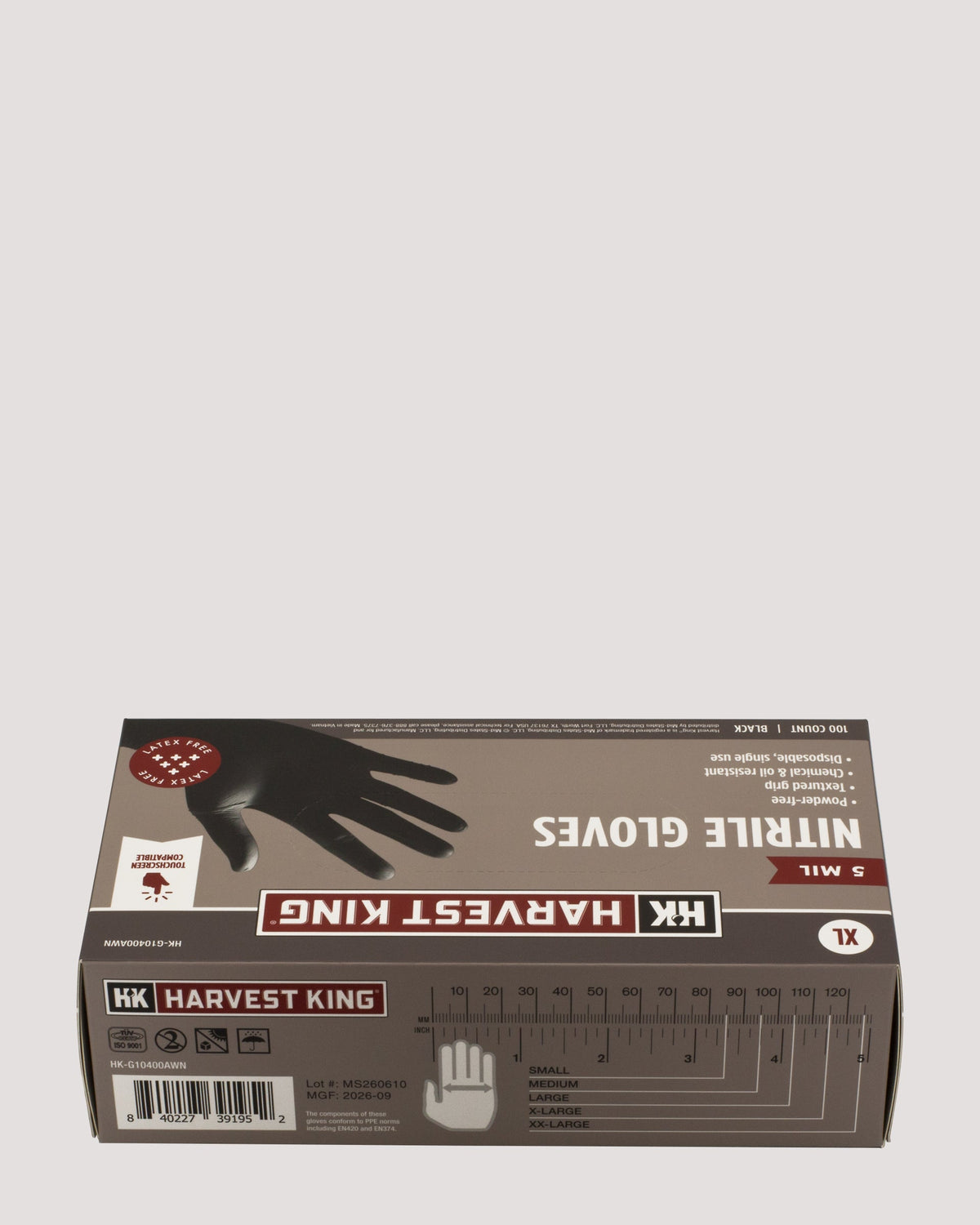 5 MIL Nitrile Gloves 100-Count