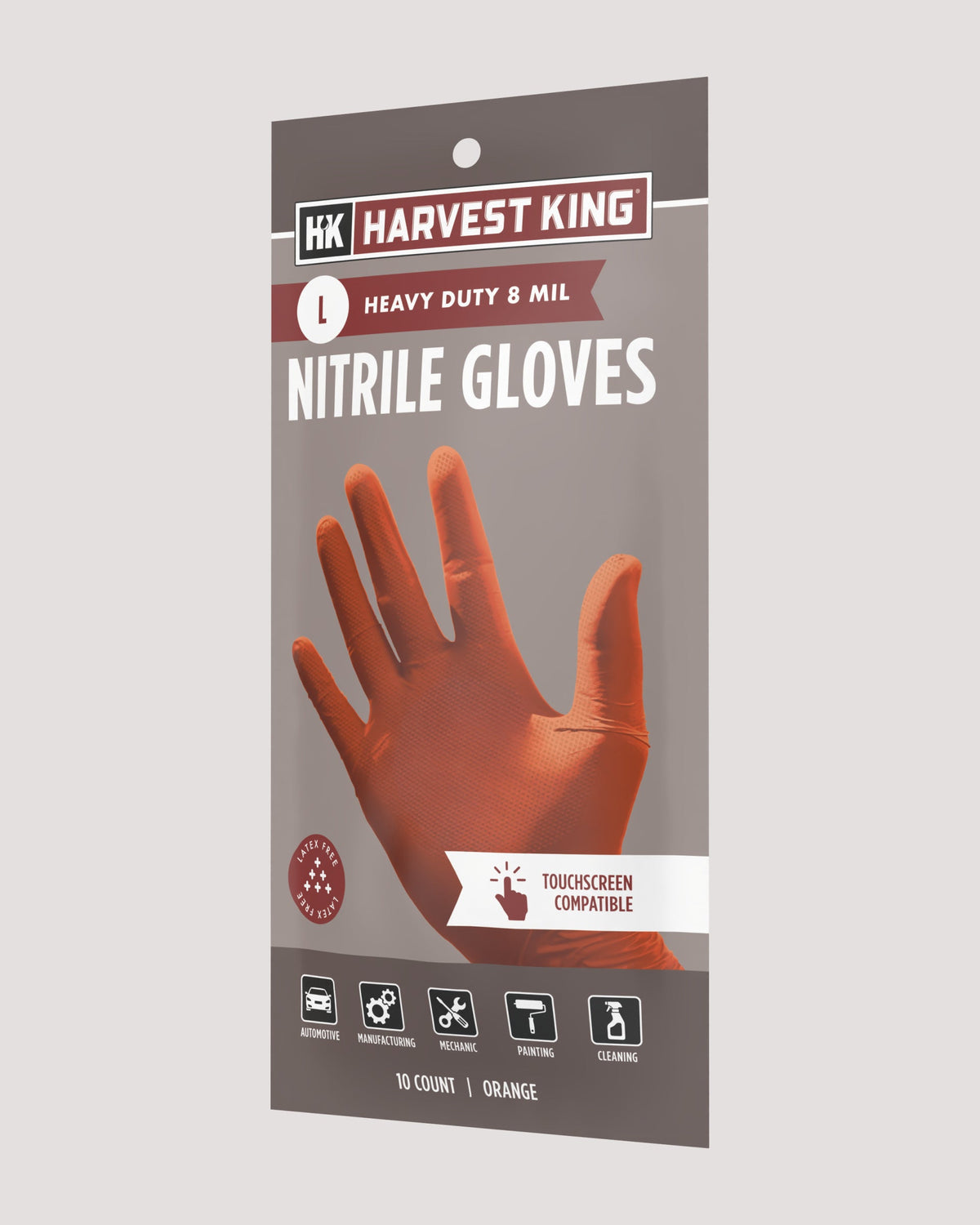 Heavy Duty 8 MIL Nitrile Gloves 10-Count