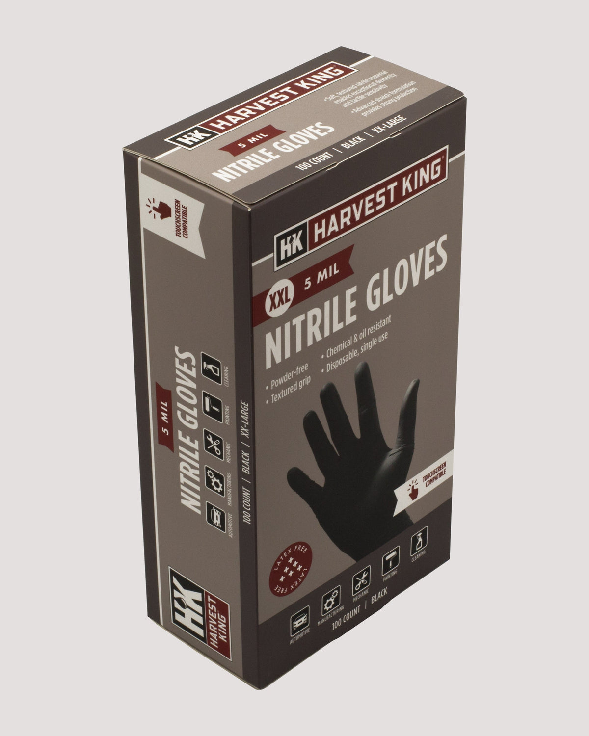5 MIL Nitrile Gloves 100-Count