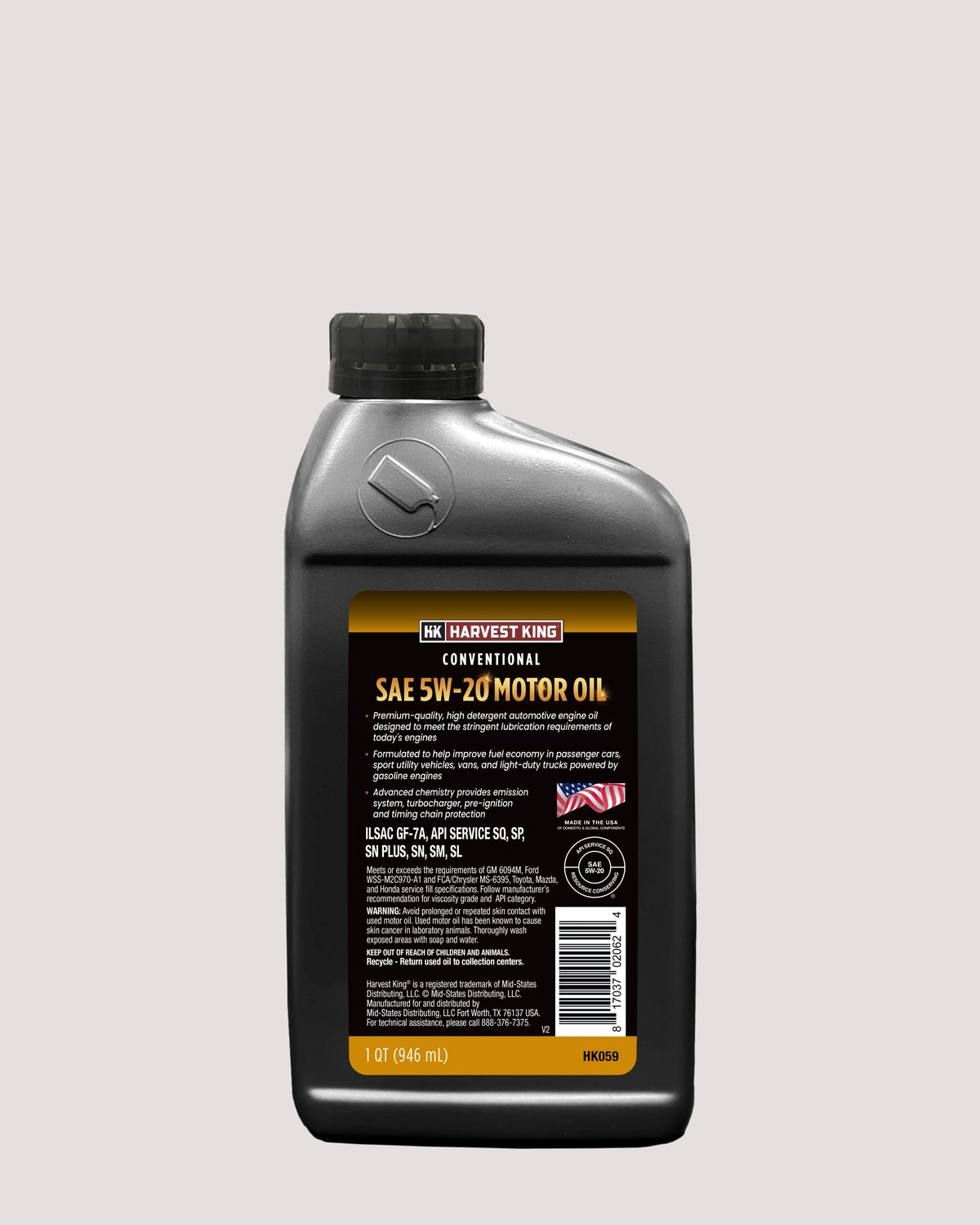 Conventional SAE 5W-20 Motor Oil