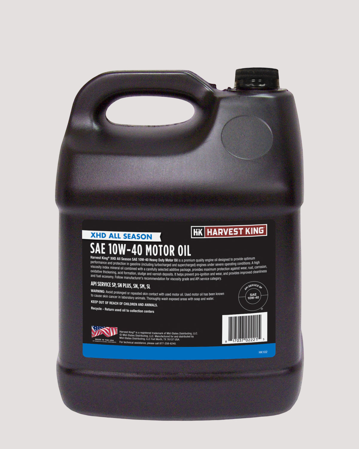 XHD All Season SAE 10W-40 Heavy Duty Motor Oil