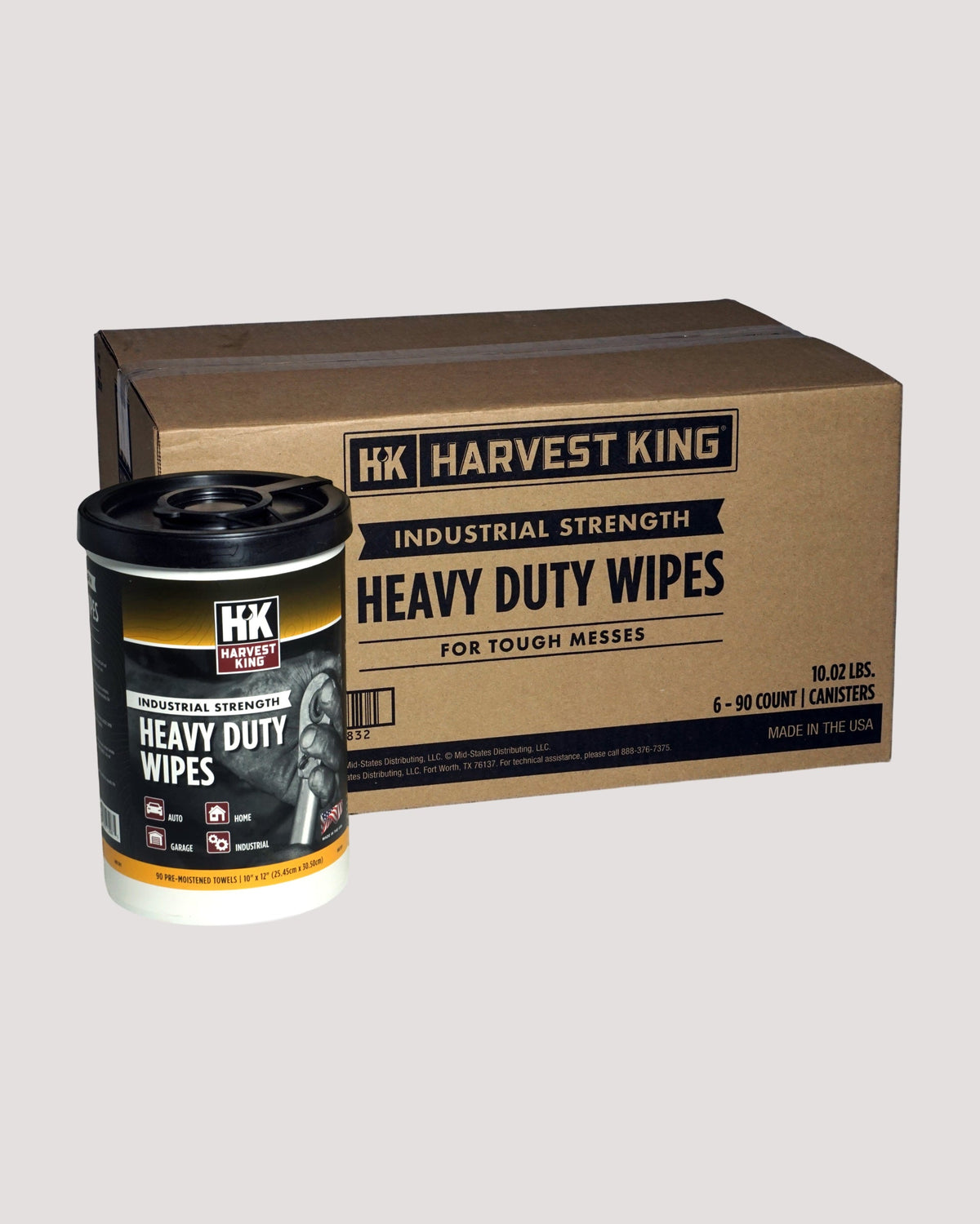 Industrial Strength Heavy Duty Wipes-90 Count