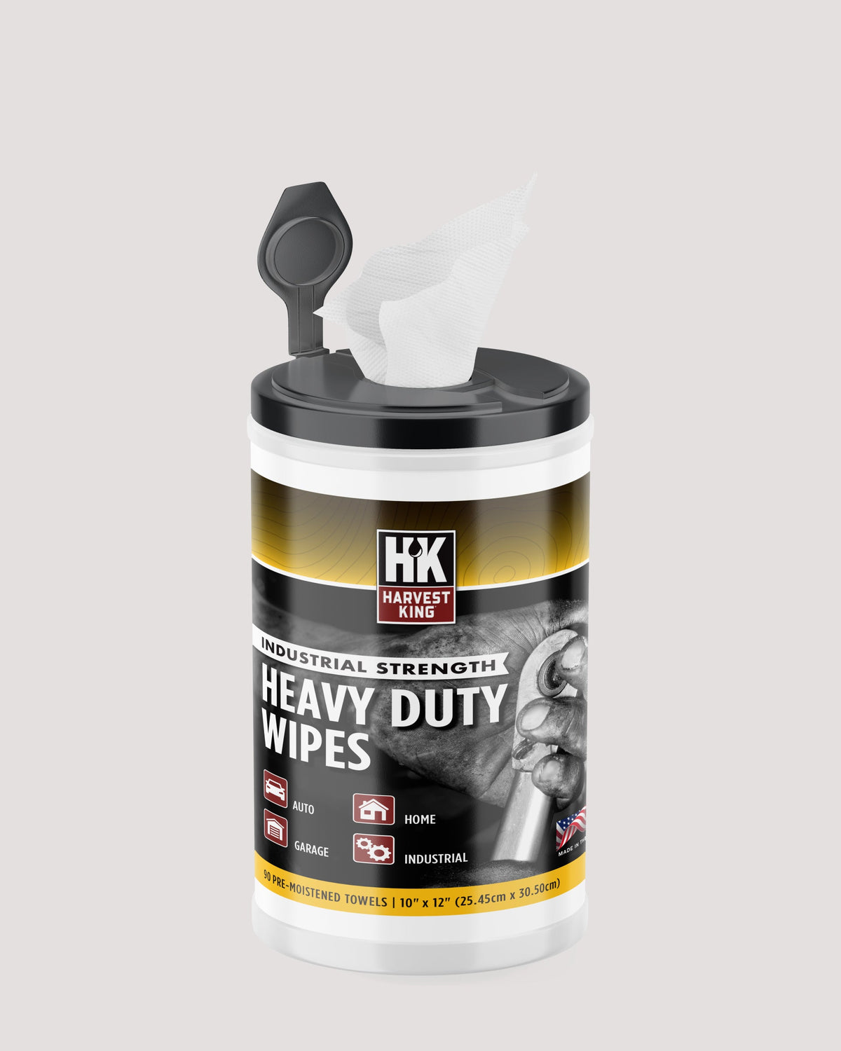 Industrial Strength Heavy Duty Wipes-90 Count