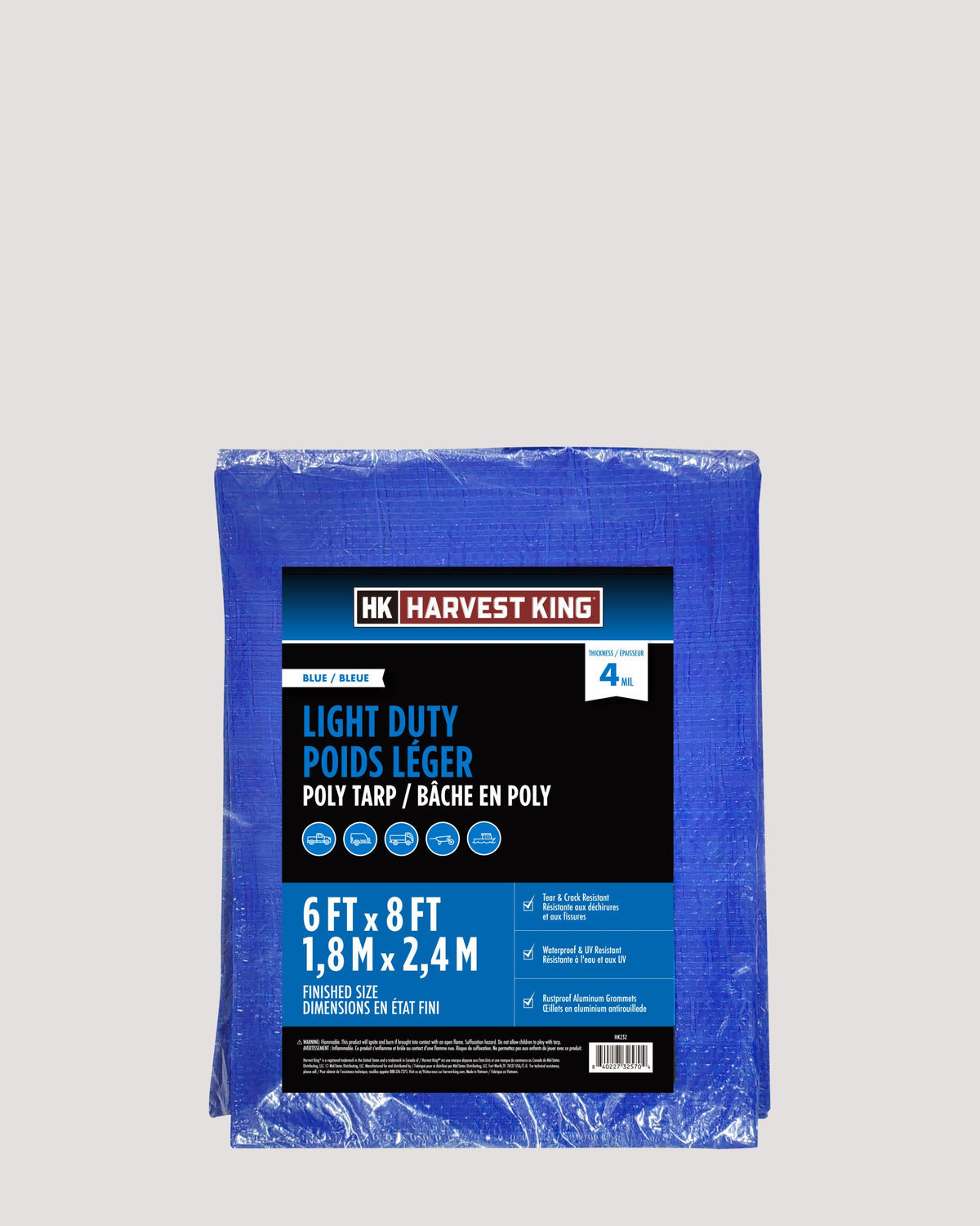 Blue Light Duty Poly Tarp