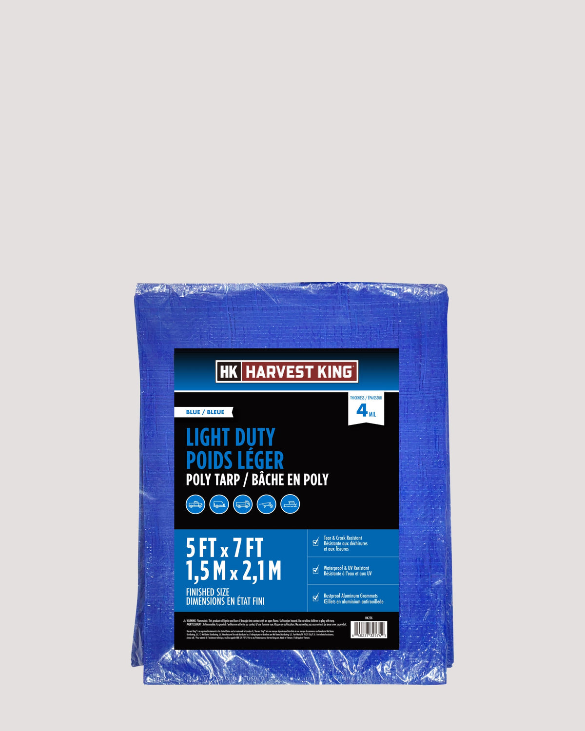 Blue Light Duty Poly Tarp