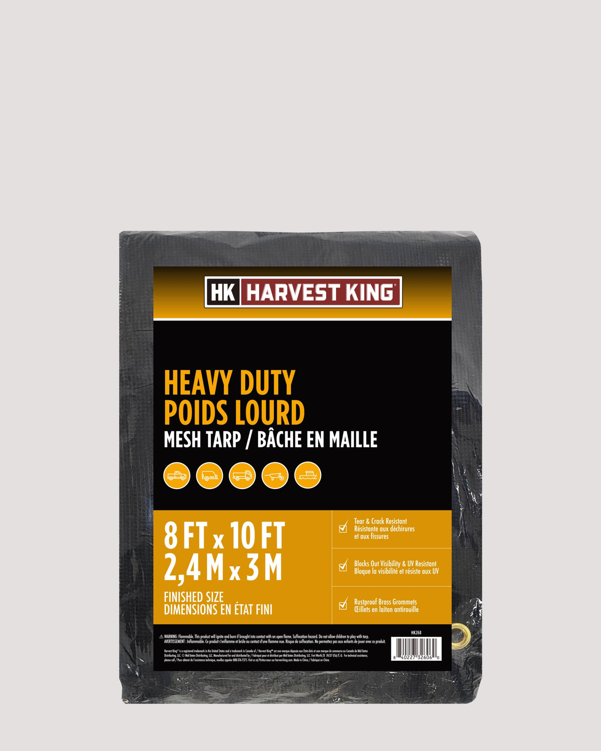 Heavy Duty Mesh Tarp