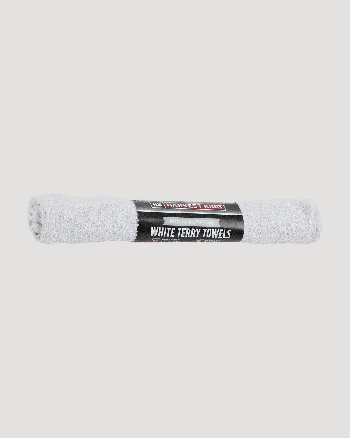 Multi-Purpose White Terry Towels